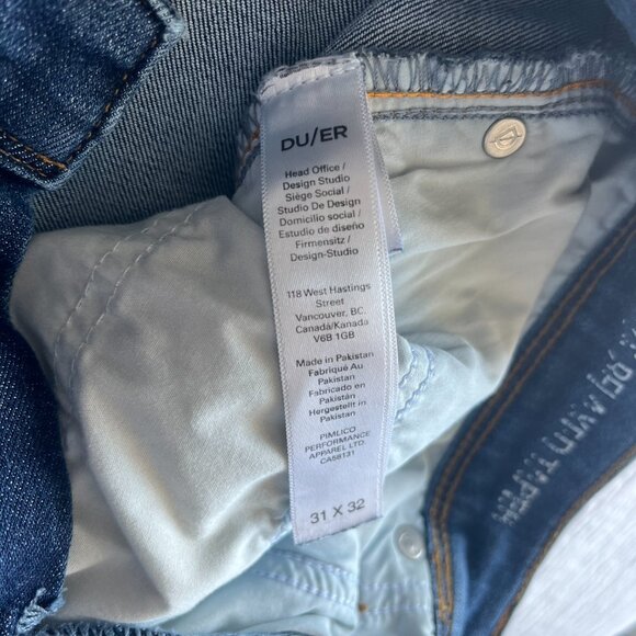 DO/ER Men's Performance Denim Slim Blue Jeans in Galactic size 31x32 - Picture 16 of 16